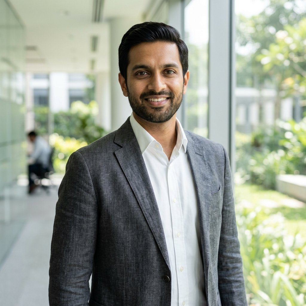 Portrait of Arjun Krishnaswamy